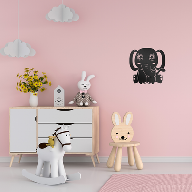 baby decor, baby metal wall art, baby elephant, baby animals
