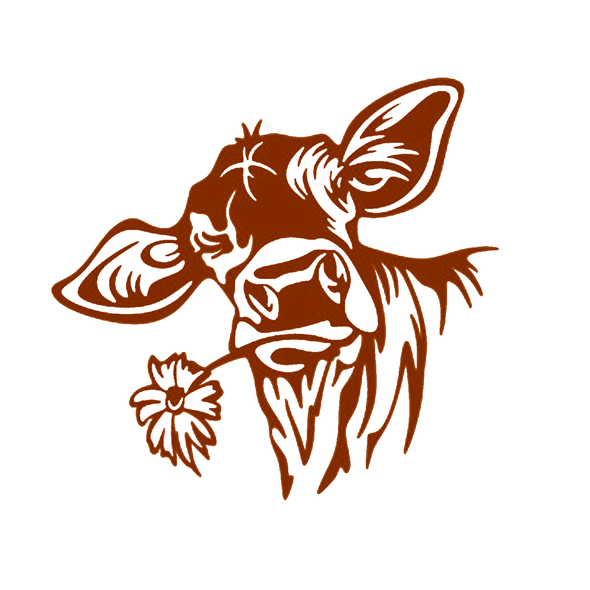 Farmhouse Cow with Daisy