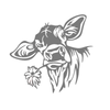 Farmhouse Cow with Daisy