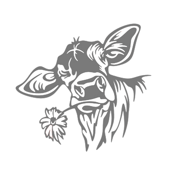 Farmhouse Cow with Daisy