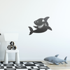 baby decor, baby metal wall art, baby shark, baby animals