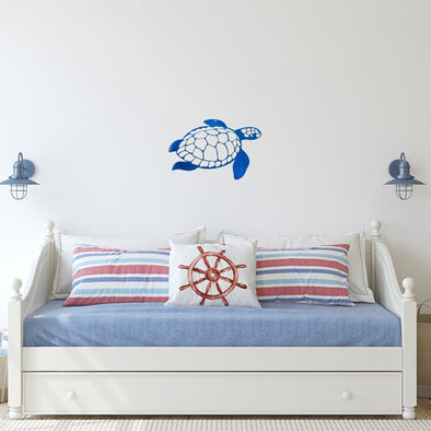 baby decor, baby metal wall art, baby turtle, baby animals, marine life, marine decor for nursery