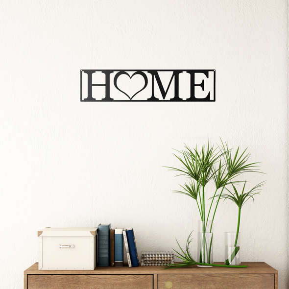 Home With Heart Rectangle